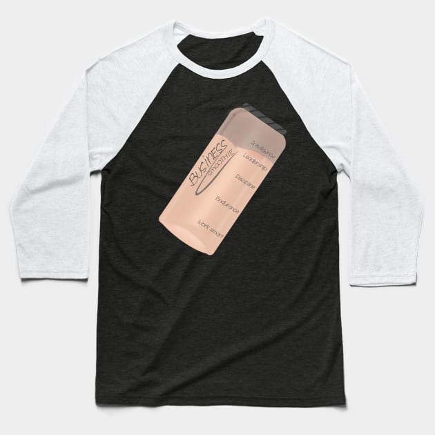 Business smoothie Baseball T-Shirt by bubu289